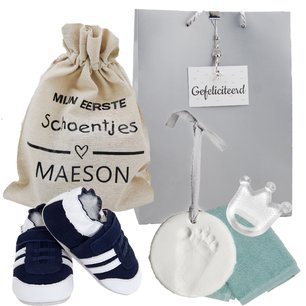 Babyslofjes Lait et Miel Navy Sneakers 0-6 maand Babyslofjes Lait et Miel Navy Sneakers 0-6 maand