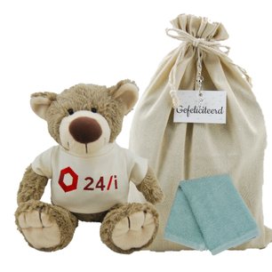 Knuffel Happy Horse Bear Bella met logo Knuffel Happy Horse Bear Bella met logo