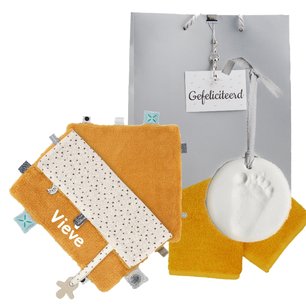 Knuffeldoekje Snoozebaby Bumblebee met naam Knuffeldoekje Snoozebaby Bumblebee met naam