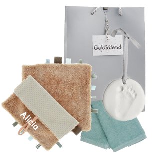 Knuffeldoekje Snoozebaby Milky Rust met naam Knuffeldoekje Snoozebaby Milky Rust met naam