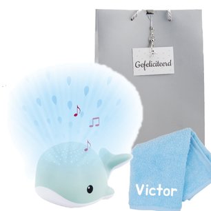 Baby Zazu lichtprojector Wally blauw met muziek met naam Baby Zazu lichtprojector Wally blauw met muziek met naam