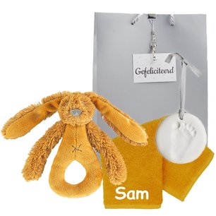 Rammelaar Happy Horse Rabbit Richie ochre met naam Rammelaar Happy Horse Rabbit Richie ochre met naam