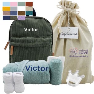 Rugtas Kidslabel Forest met naam Rugtas Kidslabel Forest met naam