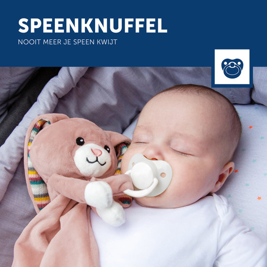 Knuffeldoekje Heartbeat Rabbit Becky Kraamcadeau met naam