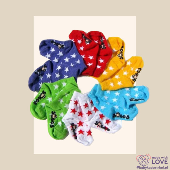 Babysokjes Soggs Stars Kraamcadeau met naam