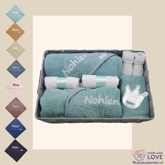Babymand color kraamcadeau met naam