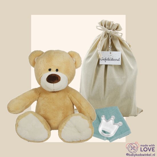 Knuffel Beer Boris Babycadeau