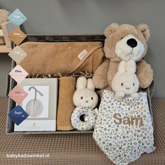 Babymand XXL Kraamcadeau nijntje met naam