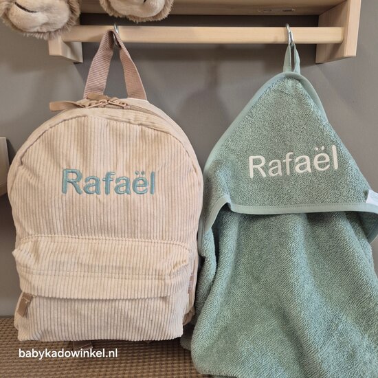 Prêt Rugtas Run Around Rib Cream babycadeauset