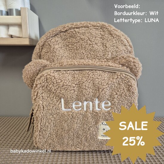 Rugzak Porto Beary Excited Beige