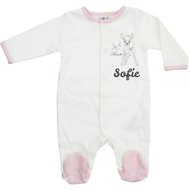 Babypakje Disney Bambi naturel met naam maat 6 maand