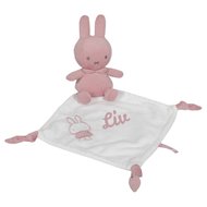 Knuffeldoekje nijntje roze met naam