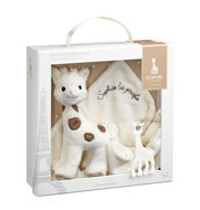 Cadeauset Knuffeldoek Sophie de Giraf Cherie met naam