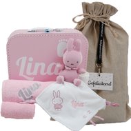 Babykoffertje nijntje roze met naam