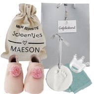 Babyslofjes Lait et Miel Roze Pompons 0-6 maand Babyslofjes Lait et Miel Roze Pompons 0-6 maand
