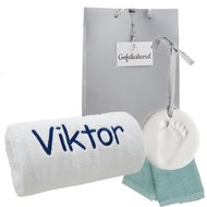 Handdoek wit 50 x 100 met naam Handdoek wit 50 x 100 met naam