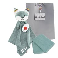 Knuffeldoekje Heartbeat Vos Felix met naam Knuffeldoekje Heartbeat Vos Felix met naam