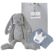 Knuffel Rabbit Richie Grey met naam