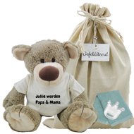 Knuffel Beer Bella Jullie worden papa en mama Knuffel Beer Bella Jullie worden papa en mama