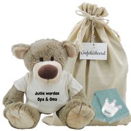 Knuffel Beer Bella Jullie worden opa en oma Knuffel Beer Bella Jullie worden opa en oma