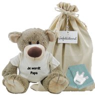 Knuffel Beer Bella Je wordt papa Knuffel Beer Bella Je wordt papa