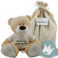 Knuffel Beer Boris 45 cm Wil jij mijn meter worden Knuffel Beer Boris 45 cm Wil jij mijn meter worden