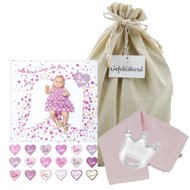 Lulujo Baby's First Year Swaddle & Cards - With brave wings she flies Lulujo Baby's First Year Swaddle & Cards - With brave wings she flies