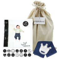 Lulujo Baby's First Year Swaddle & Cards - Loved beyond measure