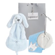 Knuffeldoekje Rabbit Richie blue