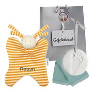 Knuffeldoekje Keptin-Jr Girly Large Orange met naam Knuffeldoekje Keptin-Jr Girly Large Orange met naam