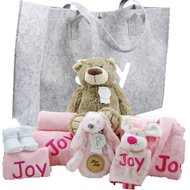 Babytas XXL babygirl met naam Babytas XXL babygirl met naam