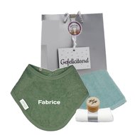 Slab Bandana Funnies stonegreen met naam Slab Bandana Funnies stonegreen met naam