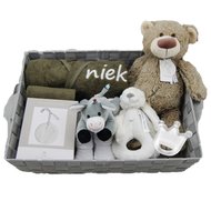 Babymand XXL badjasje forest met naam Babymand XXL badjasje forest met naam