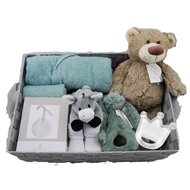 Babymand zwanger XXL badjasje stonegreen Babymand zwanger XXL badjasje stonegreen