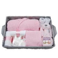 Babymand zwanger badjasje babyroze Babymand zwanger badjasje babyroze