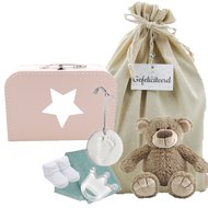 Babykoffertje babyroze zwanger cadeau Babykoffertje babyroze zwanger cadeau