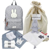 Nijntje Rugtas Funny Days Grey met knuffeldoekje fun at sea Nijntje Rugtas Funny Days Grey met knuffeldoekje fun at sea