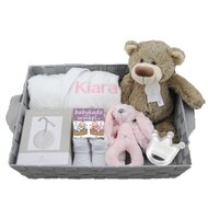 Babymand XXL badjasje wit velours met naam Babymand XXL badjasje wit velours met naam