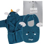 Blush en Blossom Cadeauset Badjasje Dragon Diego met naam