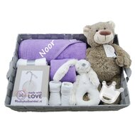 Babymand XXL Lavendel met naam