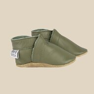 Babyschoentjes Baby Dutch Effen Olijf