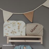 Koffertje Dreamy Mouse met badjas met naam