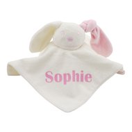 Funnies Knuffeldoekje Babyroze Met Naambedrukking funnies kopen in de aanbieding