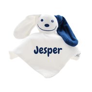 Funnies Knuffeldoekje Navy Blue Met Naambedrukking funnies kopen in de aanbieding