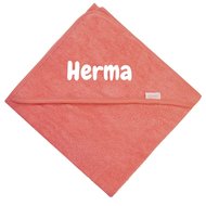 Funnies Badcape Indian Red Met Naam funnies kopen in de aanbieding