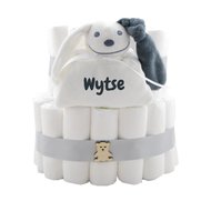 Babykadowinkelnl Luiertaart Grijs Met Naam babykadowinkelnl kopen in de aanbieding Babykadowinkelnl Luiertaart Grijs Met Naam babykadowinkelnl kopen in de aanbieding