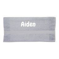 Artg Handdoek Grijs Met Naam artg kopen in de aanbieding