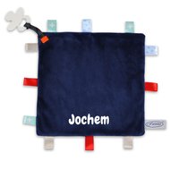 Funnies Labeldoekje Navy Blue Met Naam funnies kopen in de aanbieding