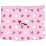 Dekentje Dooky 70X85 Roze Ster Met Naam dooky kopen in de aanbieding