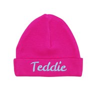 Funnies Babymutsje Fuchsia Met Naam funnies kopen in de aanbieding
